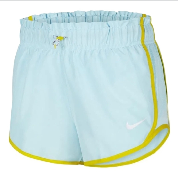 Nike Women's Light Blue Shorts - Picture 1 of 8